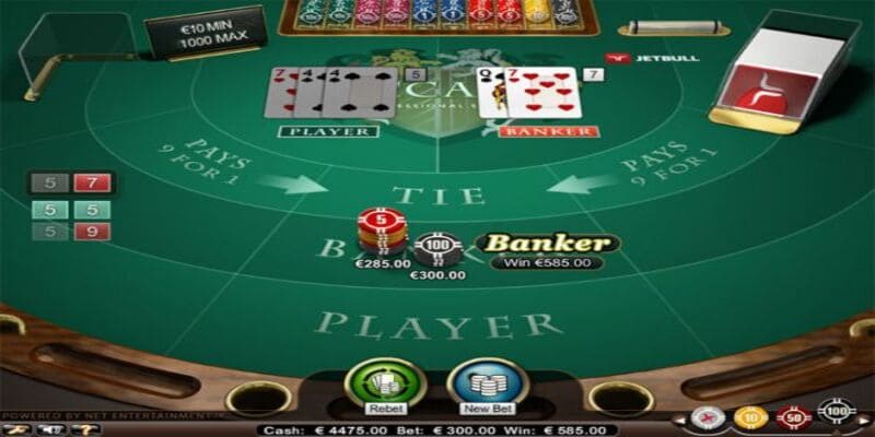 Luật rút ở cửa Banker khó hơn Player